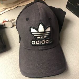 Black Xxl Adidas Fitted Cap 